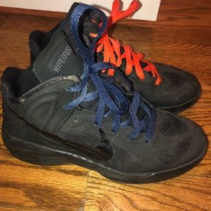 Nike Youth Hyperfuse Black Basketball Shoes